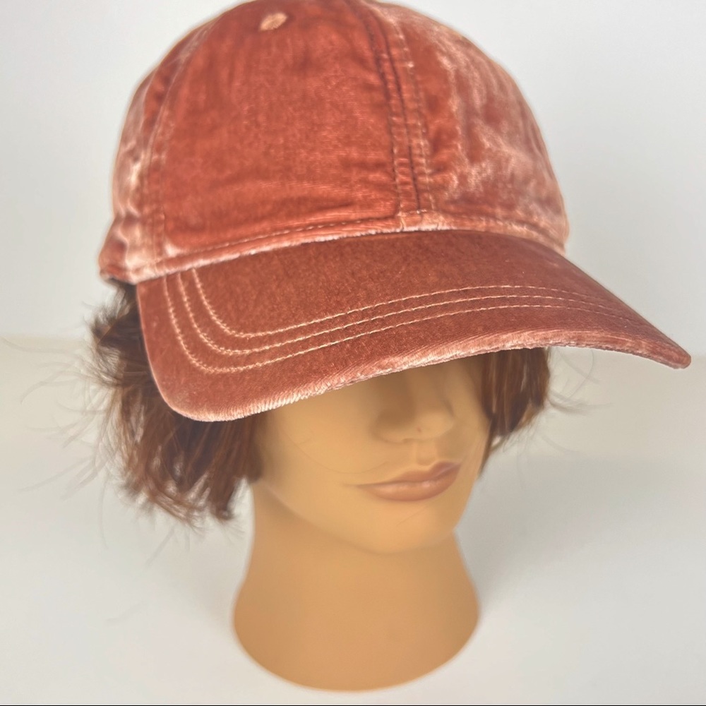 Madewell velvet hat cap silk blend baseball